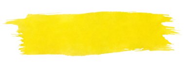 sarı boya fırça konturu
