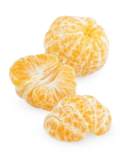 Oloupané plody mandarinka — Stock fotografie