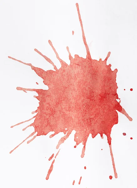 Red watercolor — Stock Photo, Image