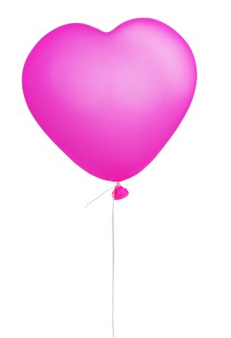 pembe kalp balon