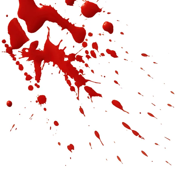 Gota de sangue vermelho — Fotografia de Stock