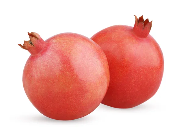 Twee rijpe granaatappel vruchten — Stockfoto