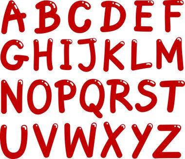 Capital Letters Alphabet clipart