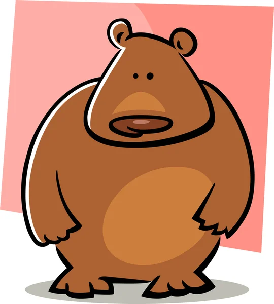 Doodle κινουμένων σχεδίων της αρκούδας — Διανυσματικό Αρχείο