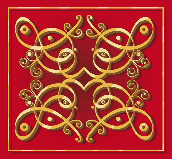 Element dekoracyjny orientalne — Wektor stockowy