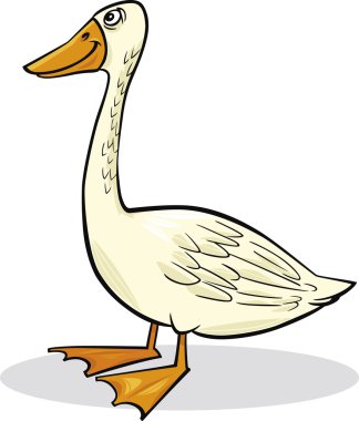 Cartoon goose