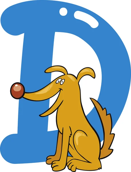 D для собак — стоковий вектор