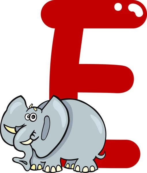 E pro slona — Stockový vektor