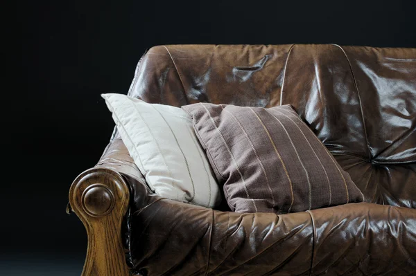 Leather Couch — Stock Photo, Image
