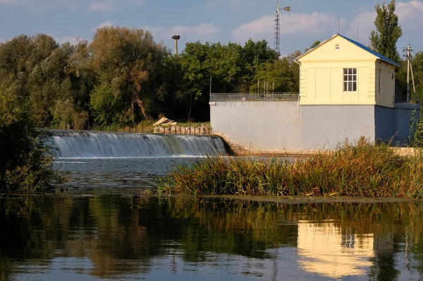 Stock image The old hydroelectric dam