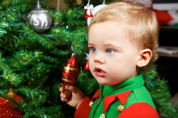 Bebek çocuk Noel — Stok fotoğraf