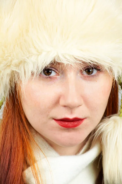 エレガントな赤毛の肖像画 — ストック写真