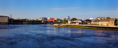 Limerick city and Shannon river clipart