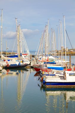 Howth harbour clipart
