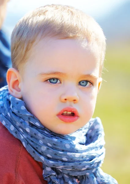 Serious baby boy — Stock Photo, Image