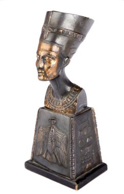 Bust of Egyptian pharaoh clipart