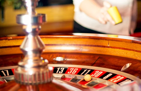 Casino. Bet on the table — Stock Photo, Image