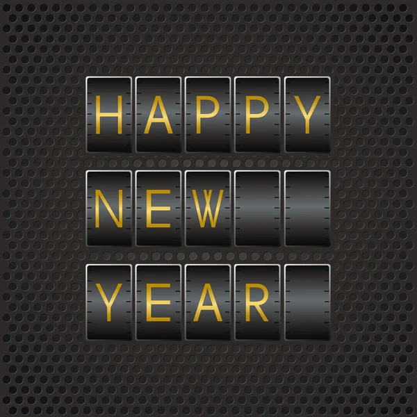 Mutlu yeni yıl kodu — Stok Vektör