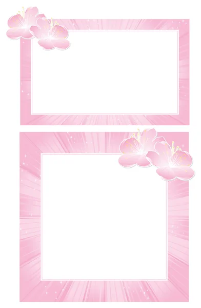Cartes florales — Image vectorielle