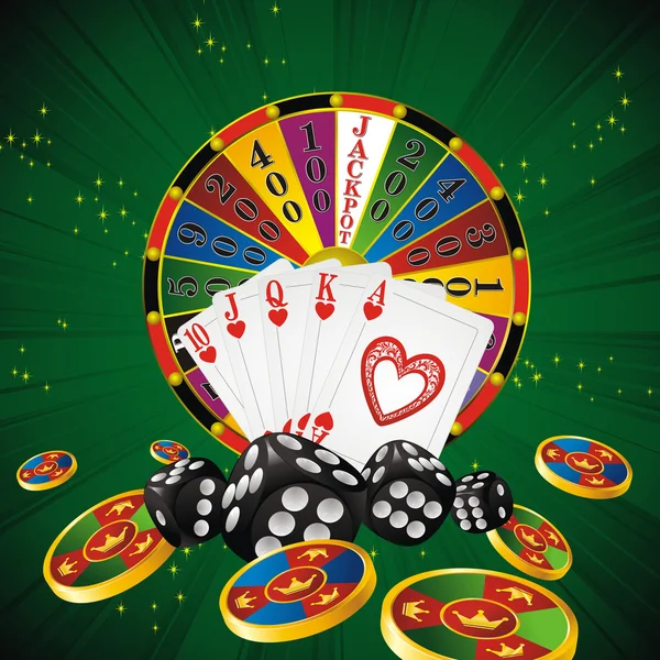 Casino symbols — Stock Vector