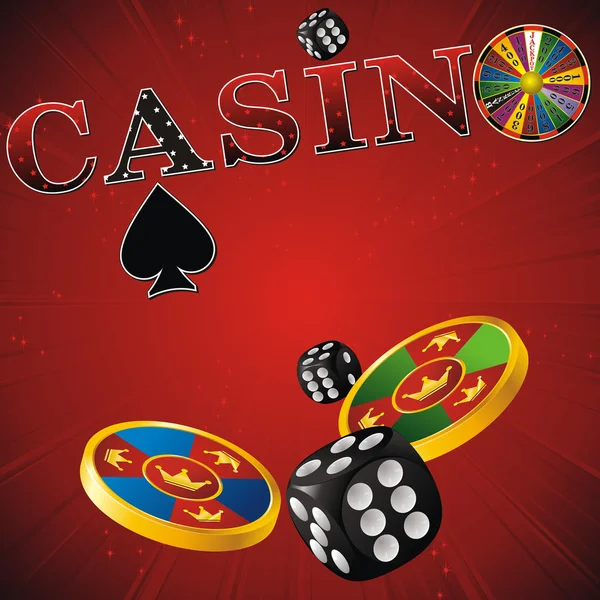 Casino van teken — Stockvector