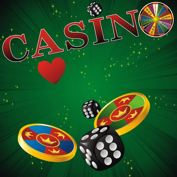 Casino sign — Stock Vector