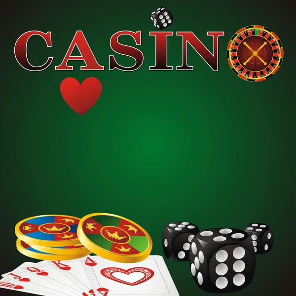 Símbolos casino — Archivo Imágenes Vectoriales