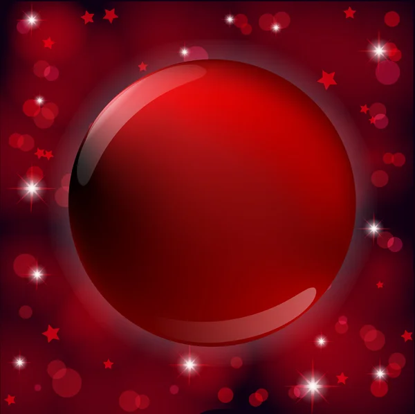 Cadre comme bouton rouge — Image vectorielle