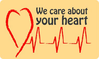 Care about heart clipart