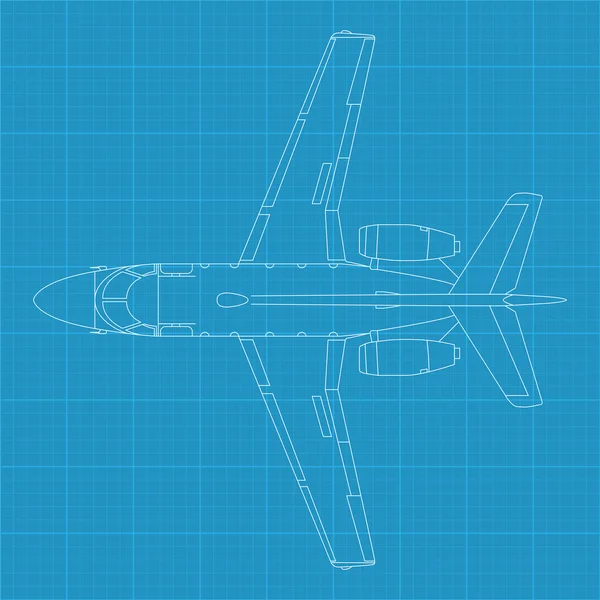 Corvette aérospatiale — Image vectorielle