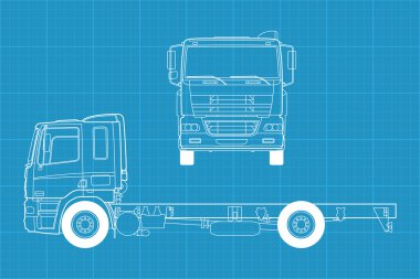 Vector truck clipart