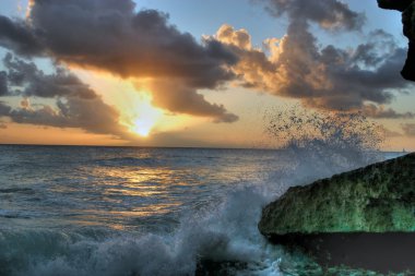 gün batımı splash hdr