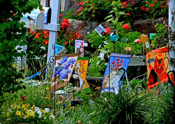 Gården flaggor Hdr — Stockfoto