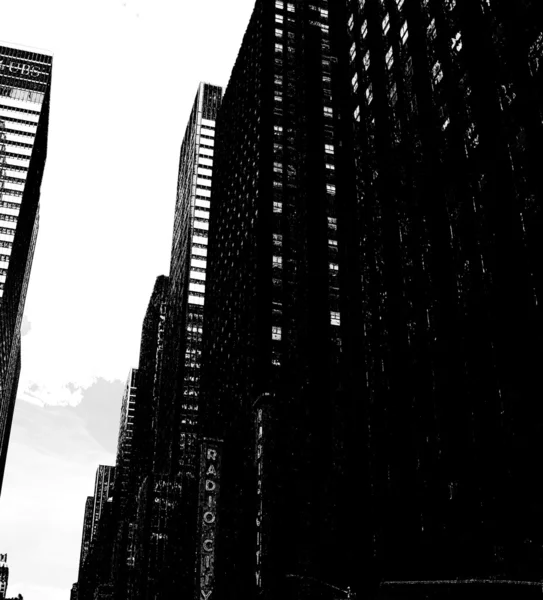 Sziluettjét Manhattan 2 — Stock Fotó