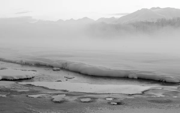 Річка Chilkat — стокове фото