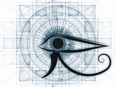 Eye of technology clipart