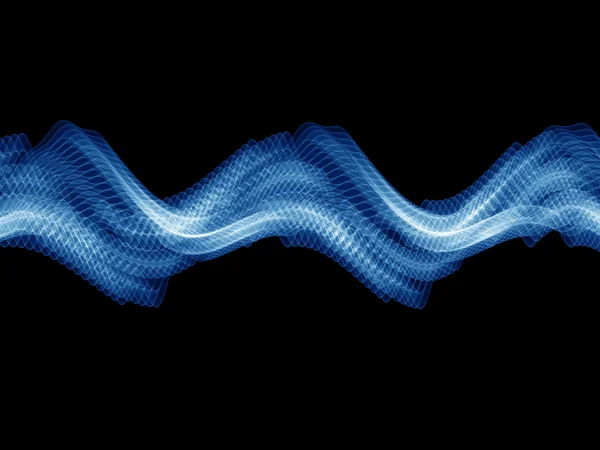 Звук синус волны — стоковое фото