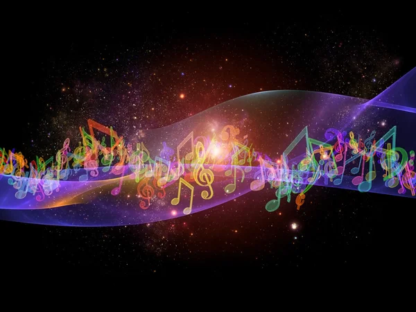 Kolory energii muzyczne — Zdjęcie stockowe