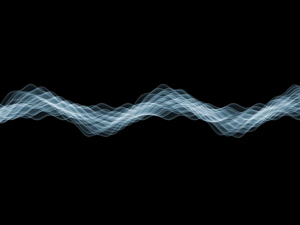 Ηχητικά κύματα ημιτόνου — Φωτογραφία Αρχείου