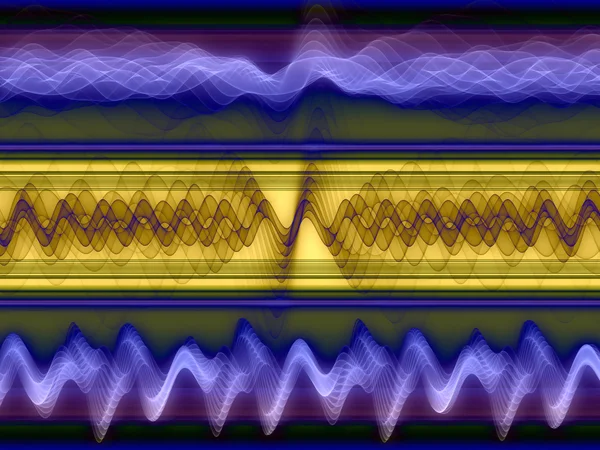 Analizador de sonido abstracto — Foto de Stock