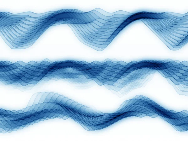 アナライザーの正弦波 — ストック写真