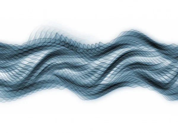 分析器正弦波 — 图库照片