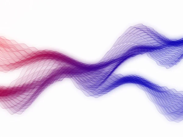 Разноцветные синусовые волны — стоковое фото