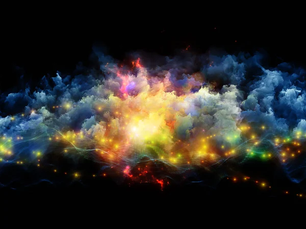 Renk bulutlar — Stok fotoğraf