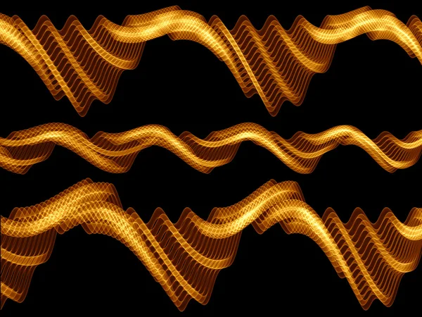 黄金の波 — ストック写真