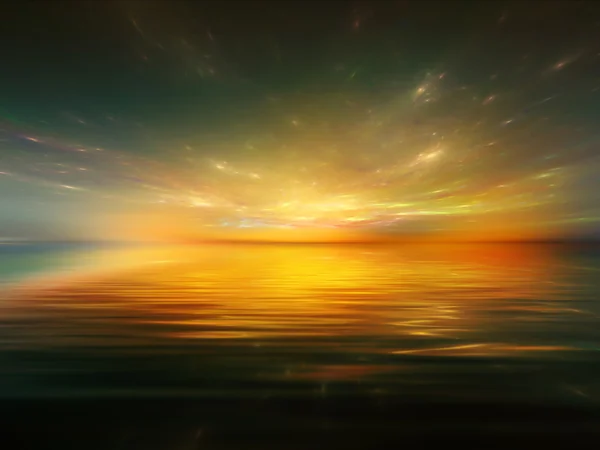 Чужорідних захід сонця — стокове фото