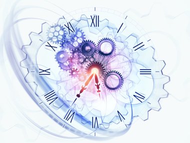 Dynamic of time clipart