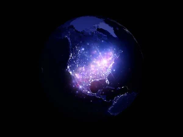 Lights of the USA — Stock Photo, Image