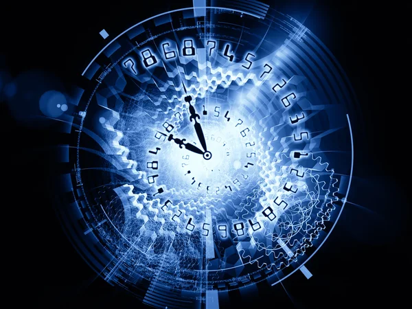 Tiempo fractal — Foto de Stock
