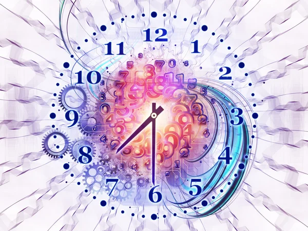 Relógio abstrato — Fotografia de Stock